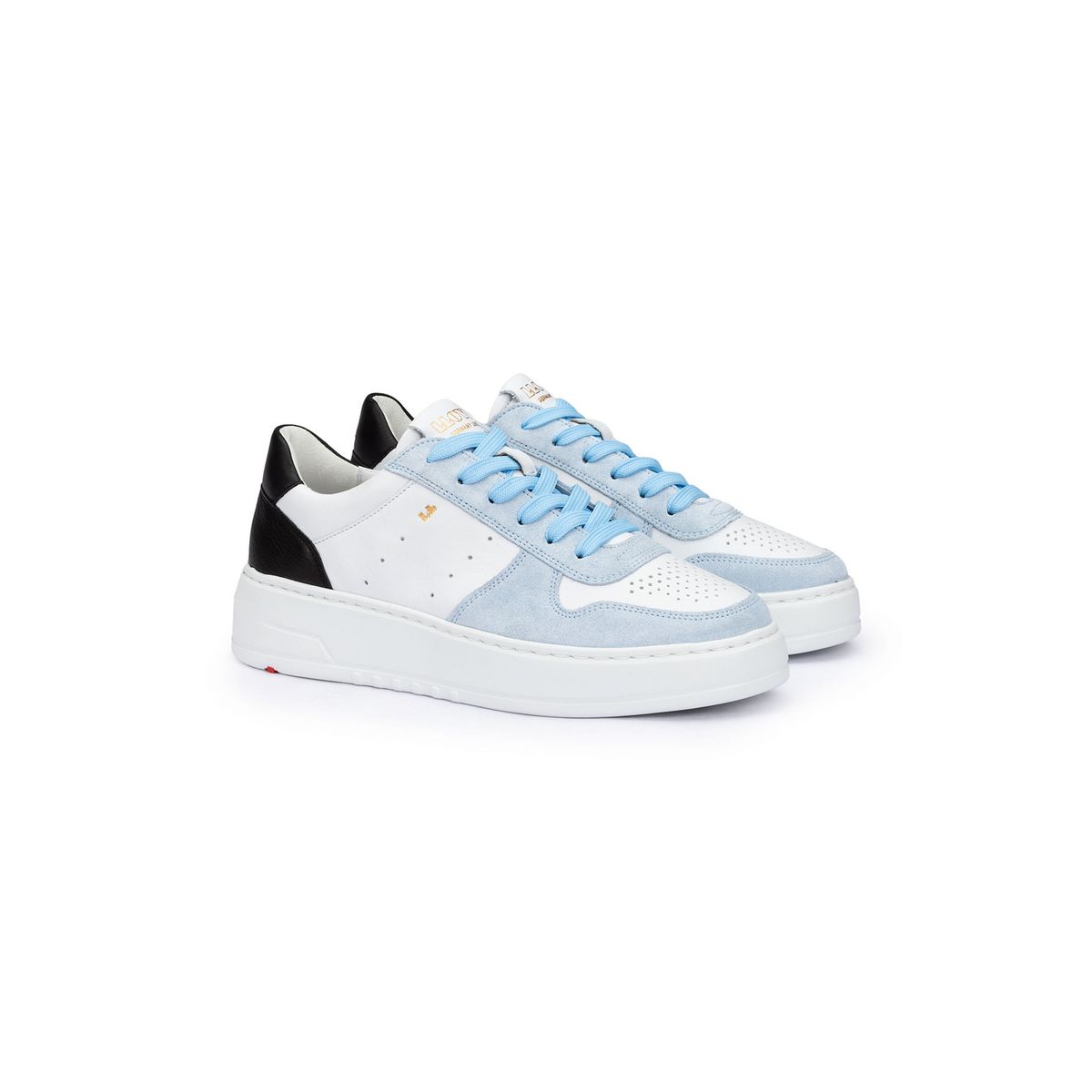 Low-Top Sneaker aus Materialmix