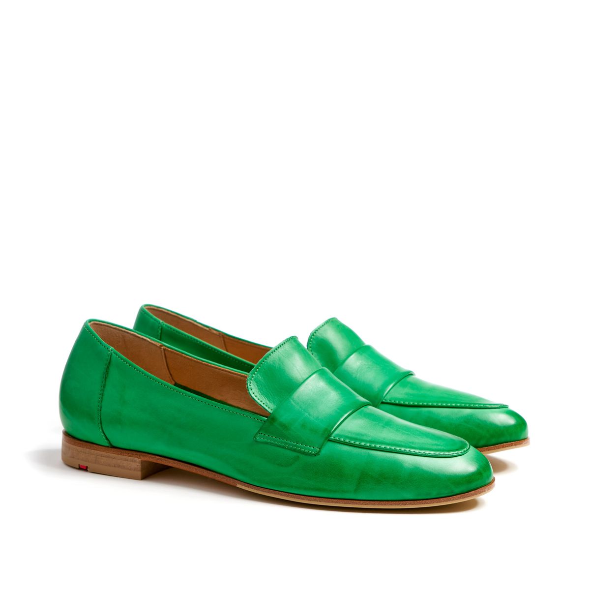 Klassische Penny Loafer aus Glattleder