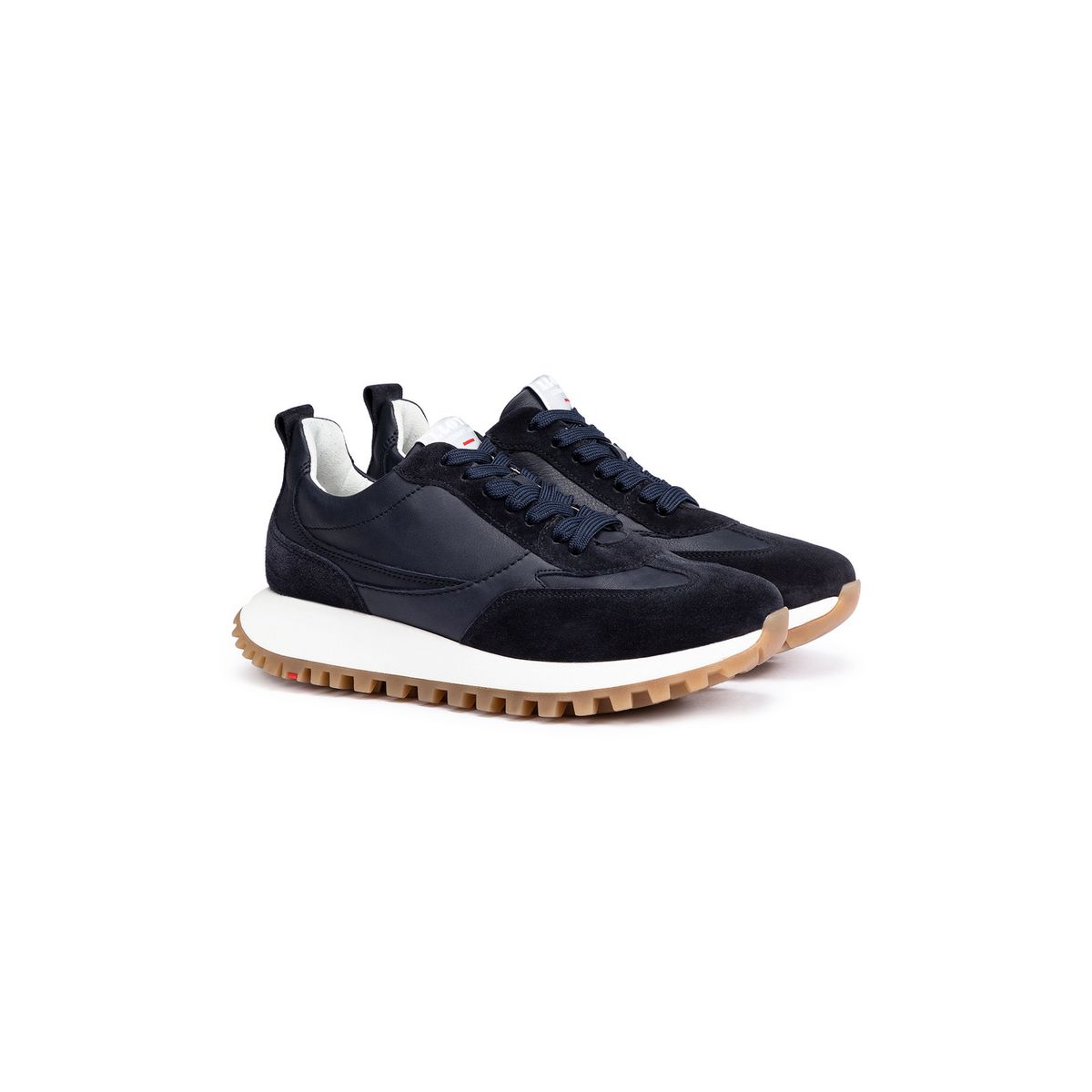Chunky Jogger-Sneaker aus Materialmix