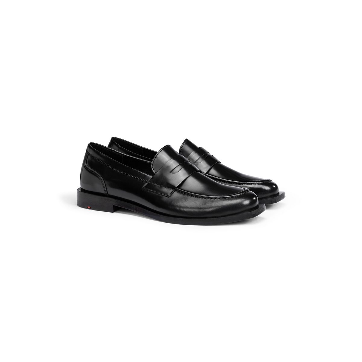 Klassische Penny-Loafer aus poliertem Leder