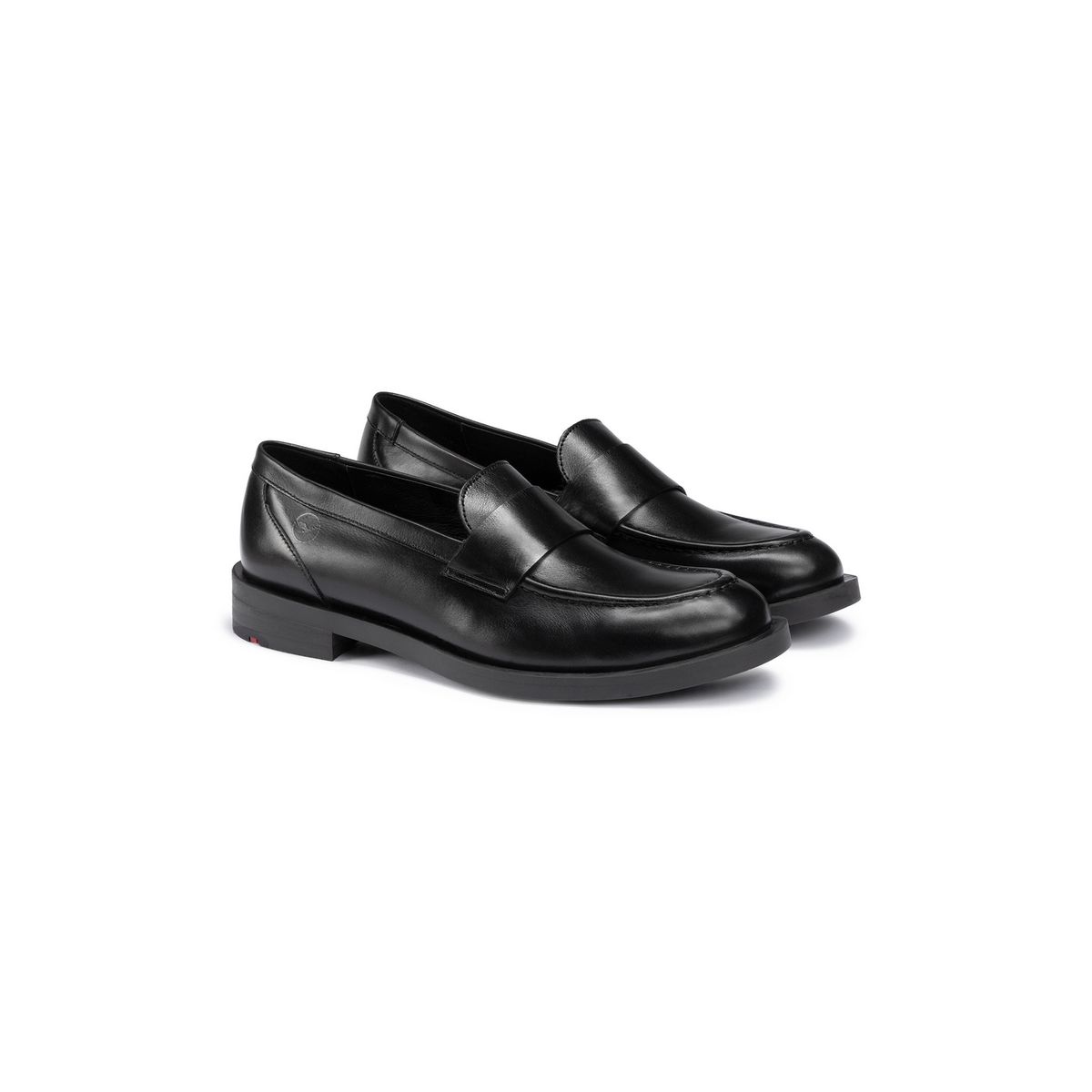 Klassische Slipper aus Glattleder