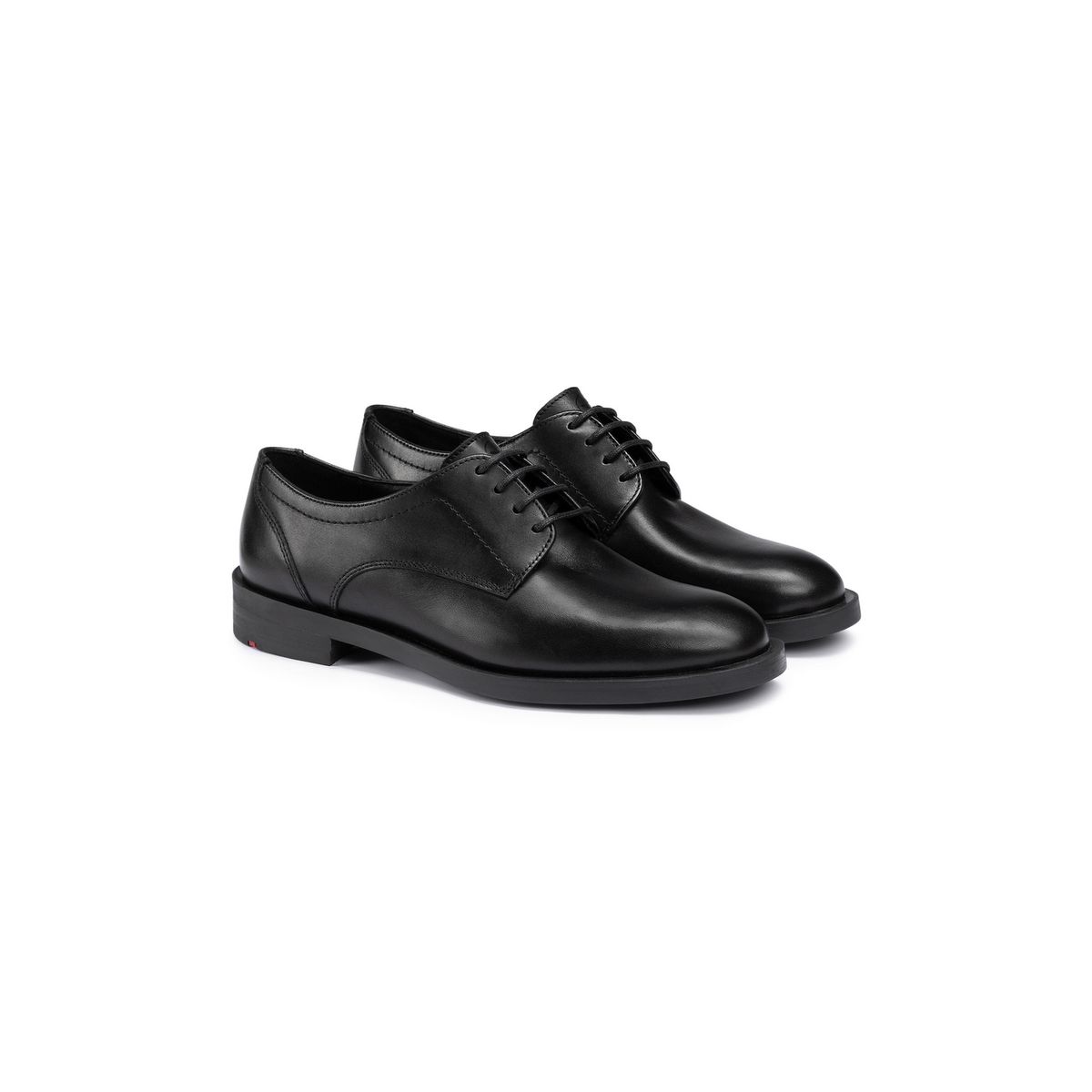 Klassische Derby-Schuhe aus Glattleder