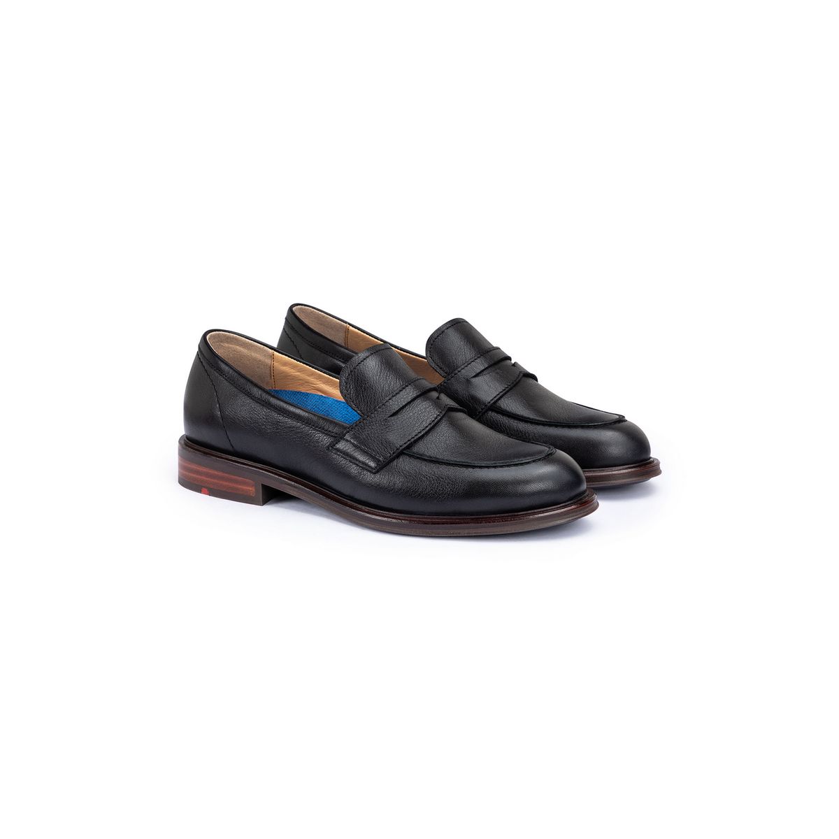 Klassische Penny Loafer aus Glanzleder