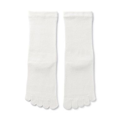 Ergonomische 5-Zehen-Socken im rechten Winkel