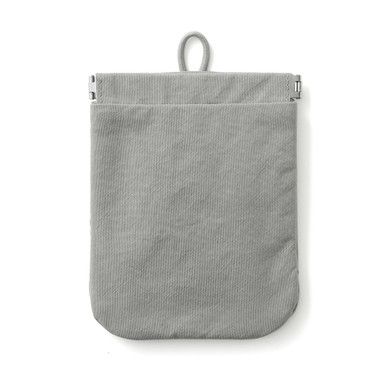 Strukturierte One-Touch Nylon Tasche