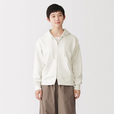 Bio-Baumwolle Sweatjacke mit Kapuze