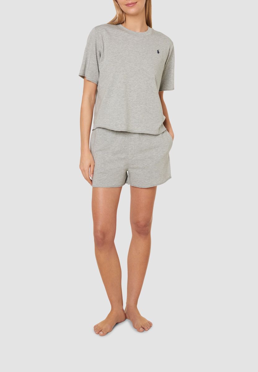 Kurzärmeliges Loungewear-Set aus Frottee