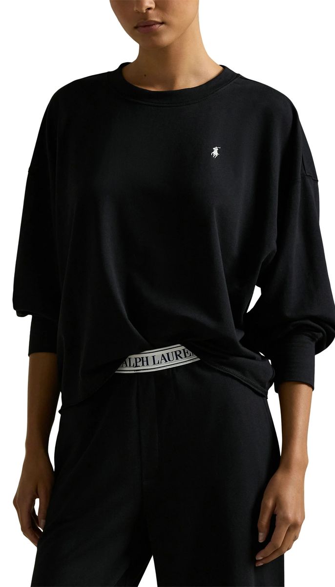 Terry Loungewear-Set mit weitem Bein