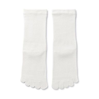Ergonomische Fünf-Zehen-Socken im rechten Winkel