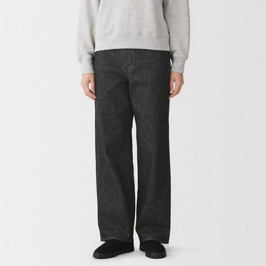 Gerade geschnittene Kapok-Mix Jeans