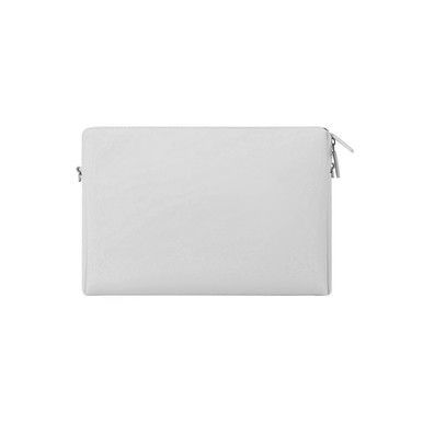 Minimalistische schmale Reißverschlusstasche