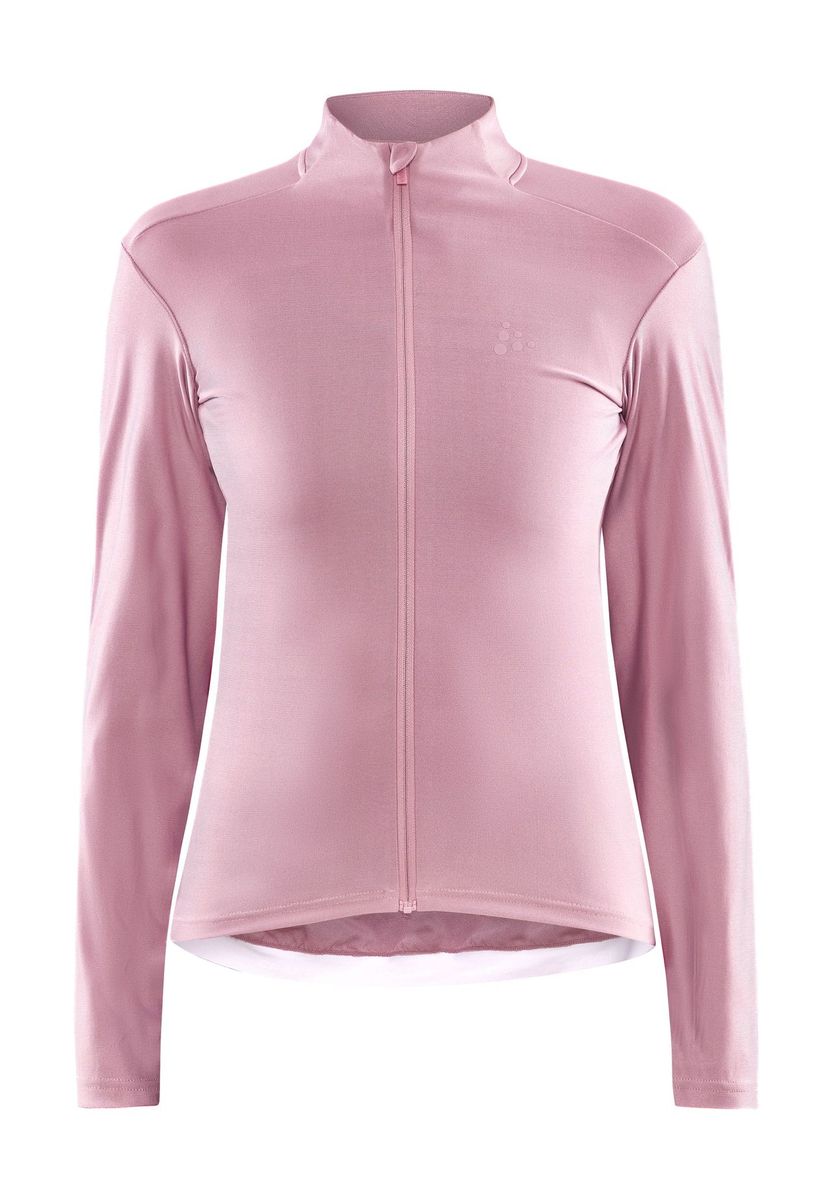 Langarm-Radtrikot mit Stehkragen