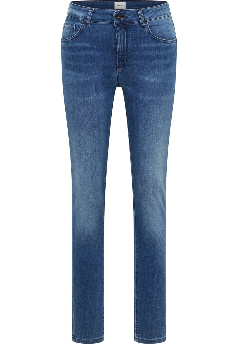 Skinny-Jeans mit hoher Taille