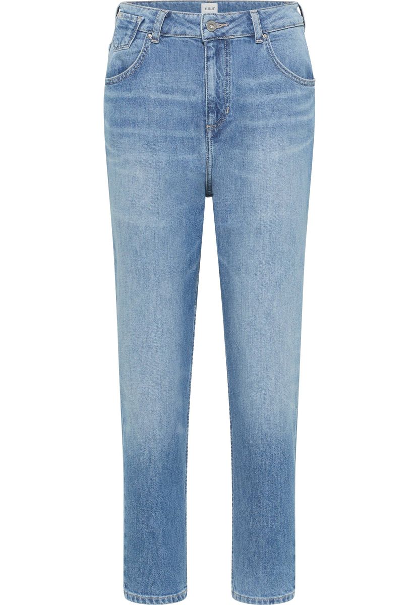 Hellblaue Jeans mit Tapered-Schnitt