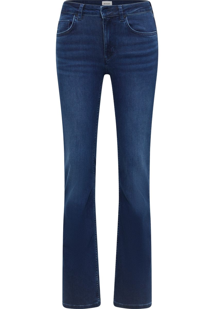 Slim-Fit-Jeans mit Bootcut-Bein