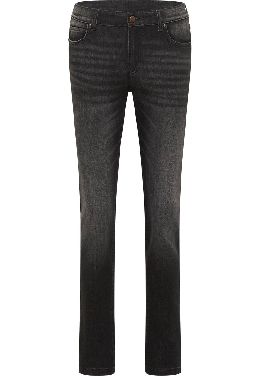 Relaxed Slim Fit Jeans mit Tragefalten