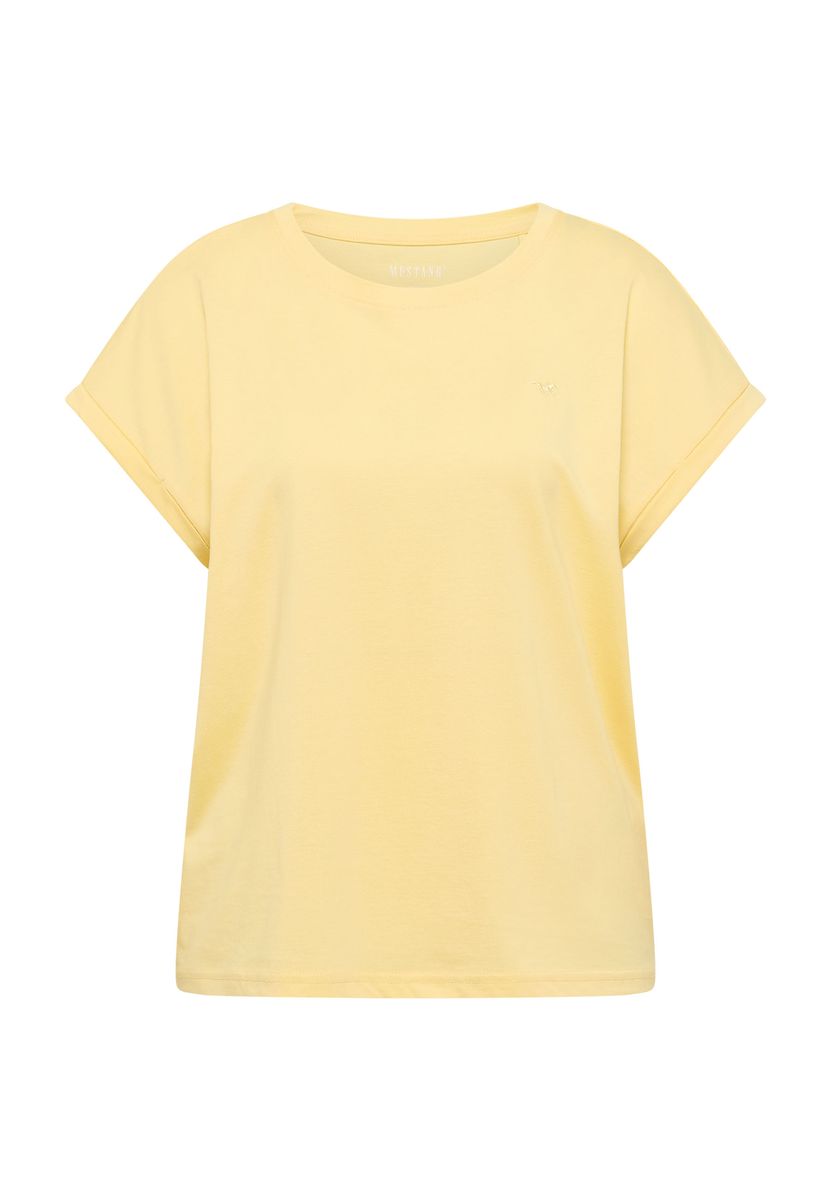 Locker geschnittenes T-Shirt aus Lyocell-Mix