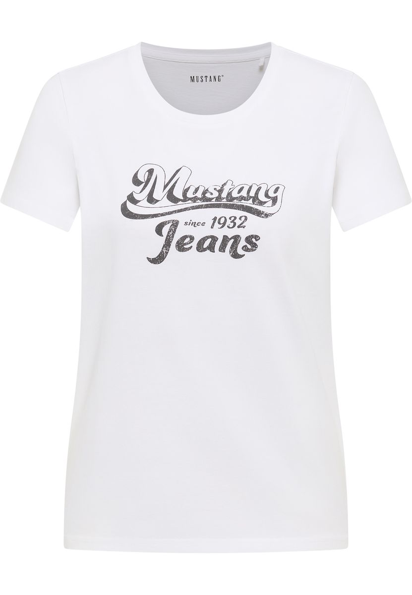 Bio-Baumwoll-T-Shirt mit Logo-Grafik
