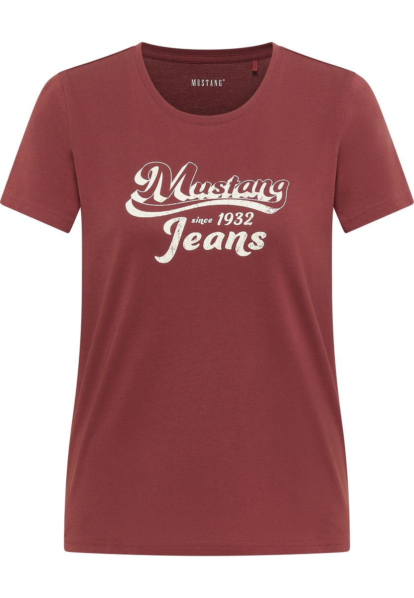 Baumwoll-T-Shirt mit Logo-Print