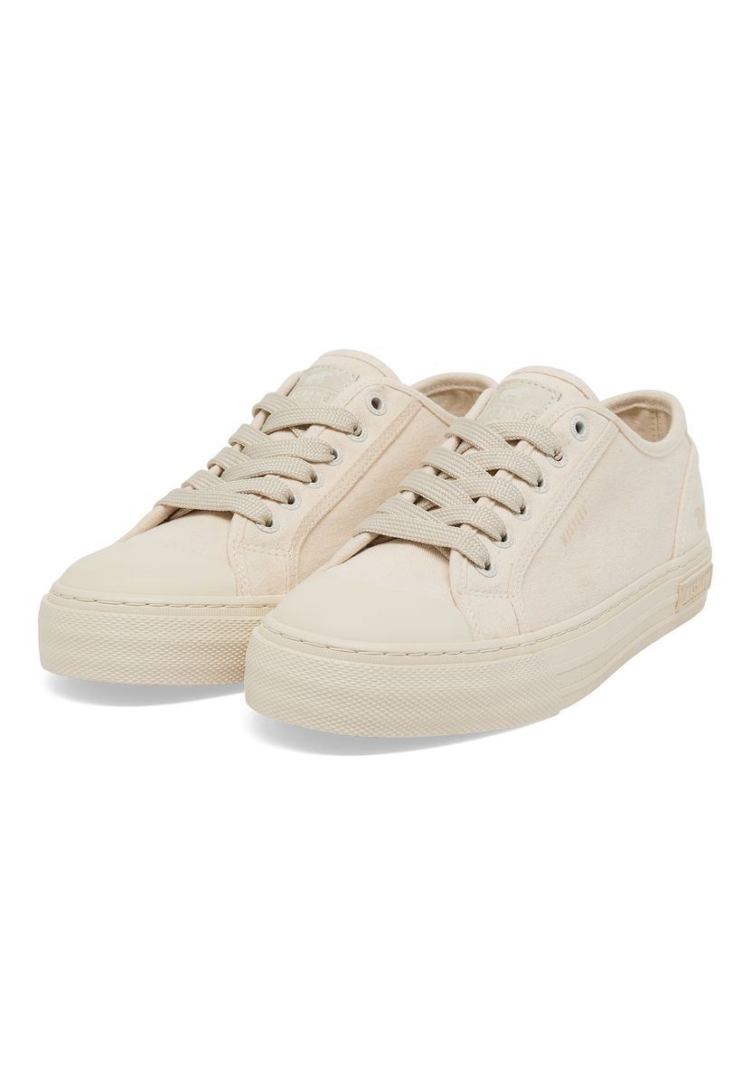 Canvas Plateau-Sneaker zum Schnüren