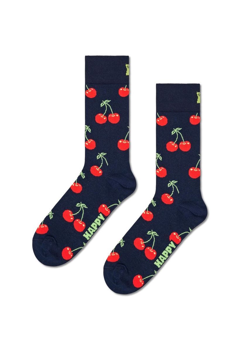 Verspielte Socken mit Fruchtmuster
