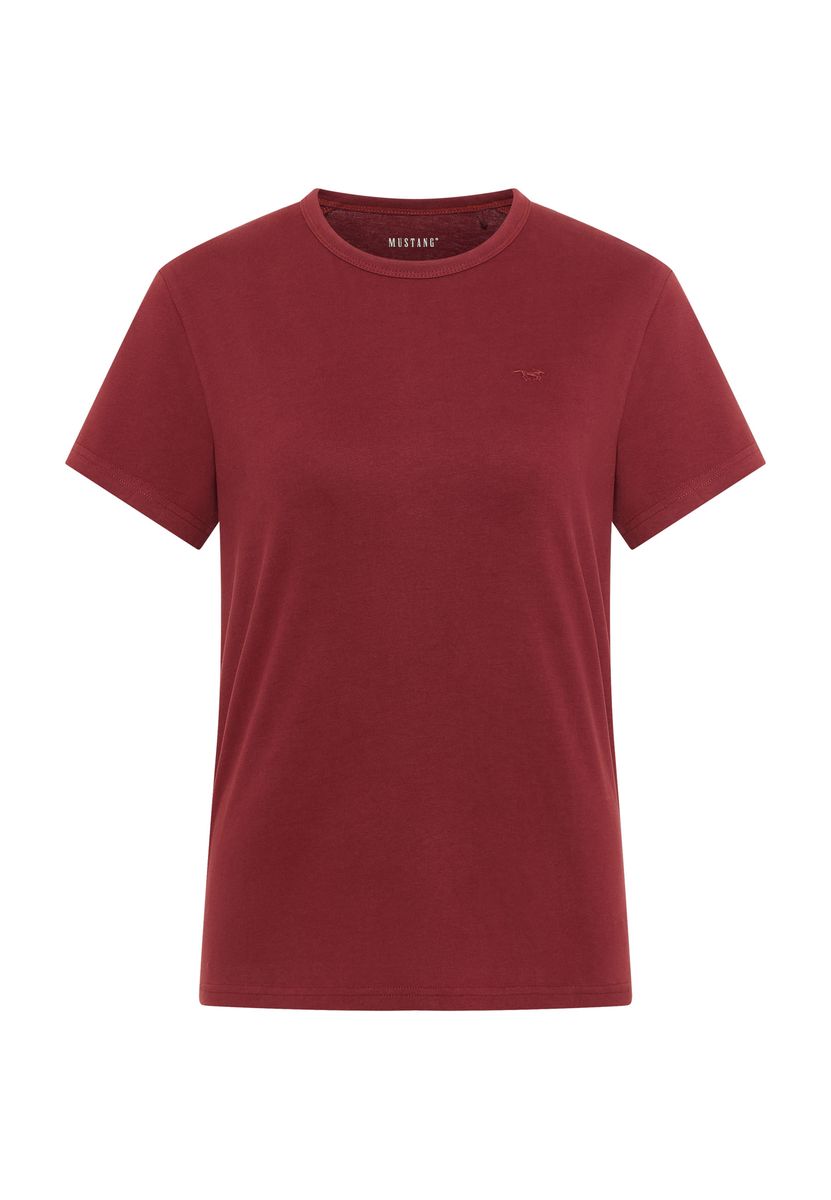 Essentielles Baumwoll-T-Shirt mit Rundhals