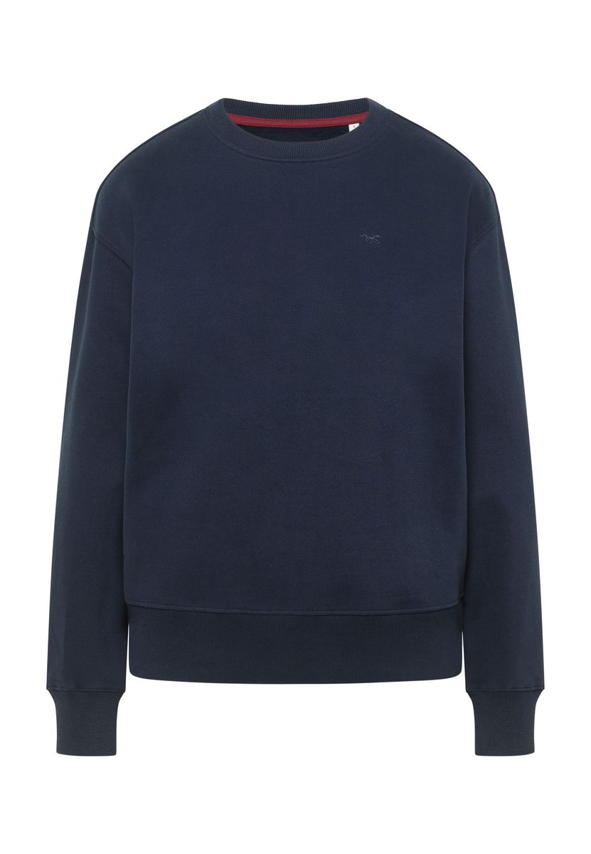 Klassisches Rundhals-Sweatshirt aus Baumwolle