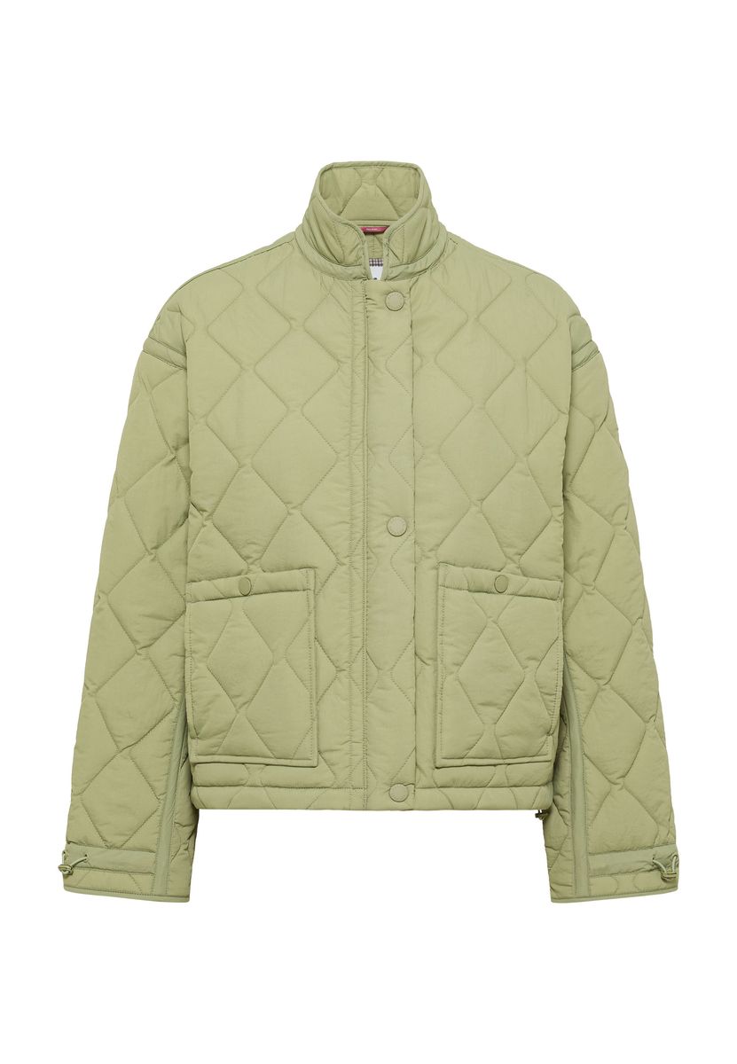 Gesteppte Jacke mit Stehkragen