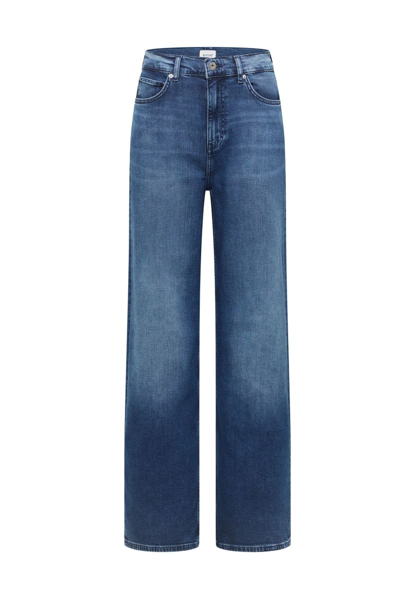 Entspannte High-Waist Wide-Leg Jeans