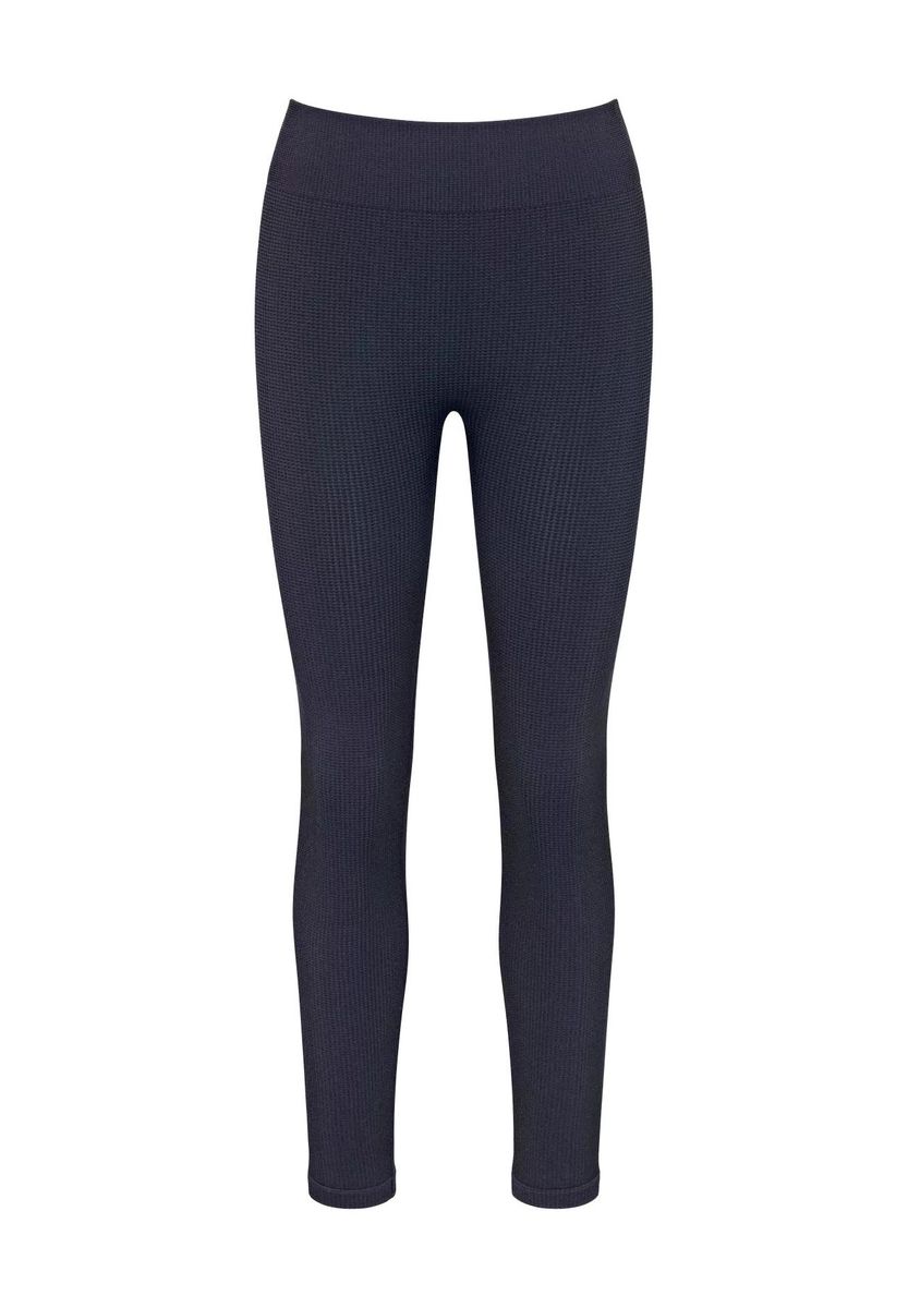 Nahtlose Ripp-Leggings mit hohem Bund