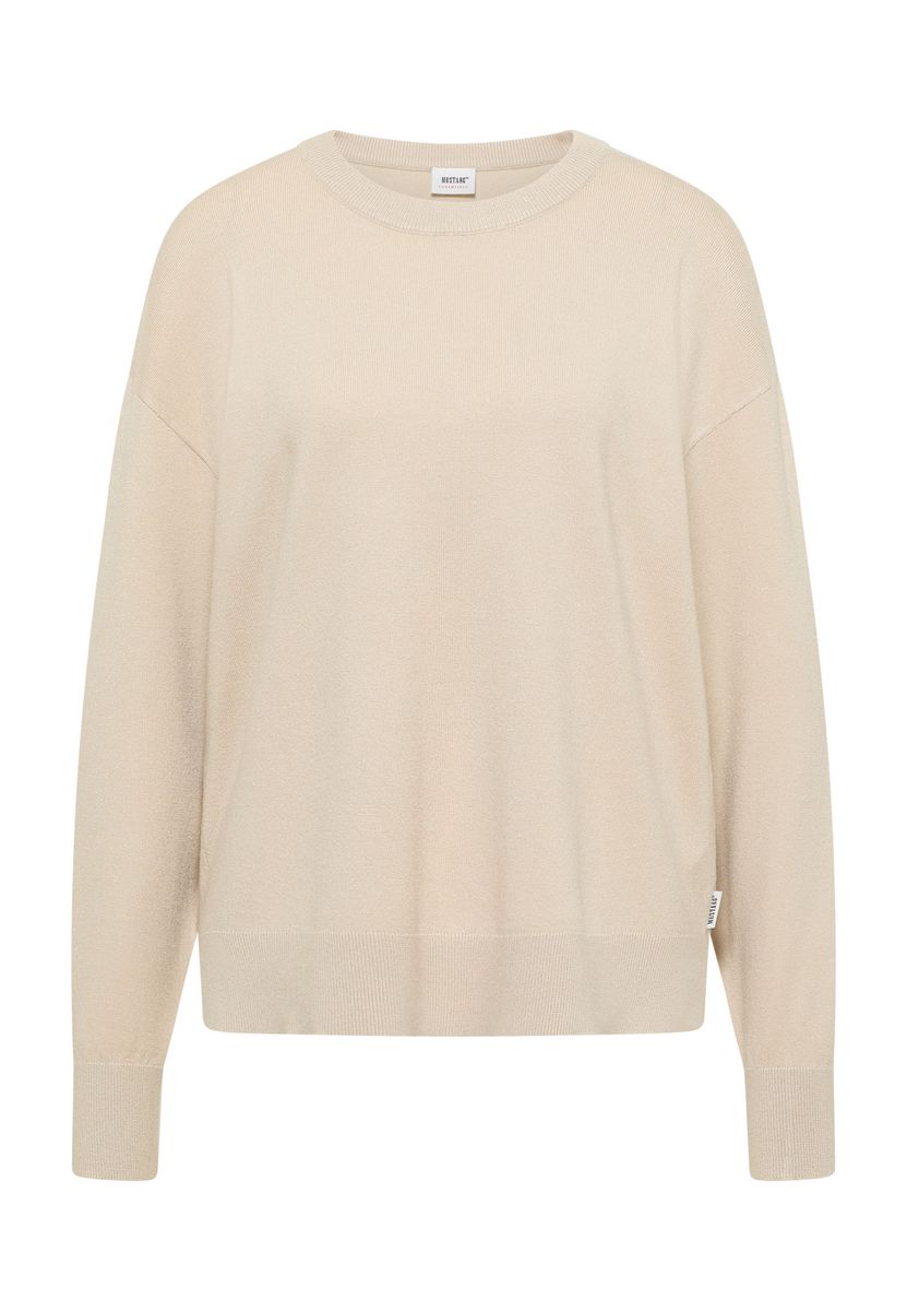 Weicher Rundhals-Strickpullover