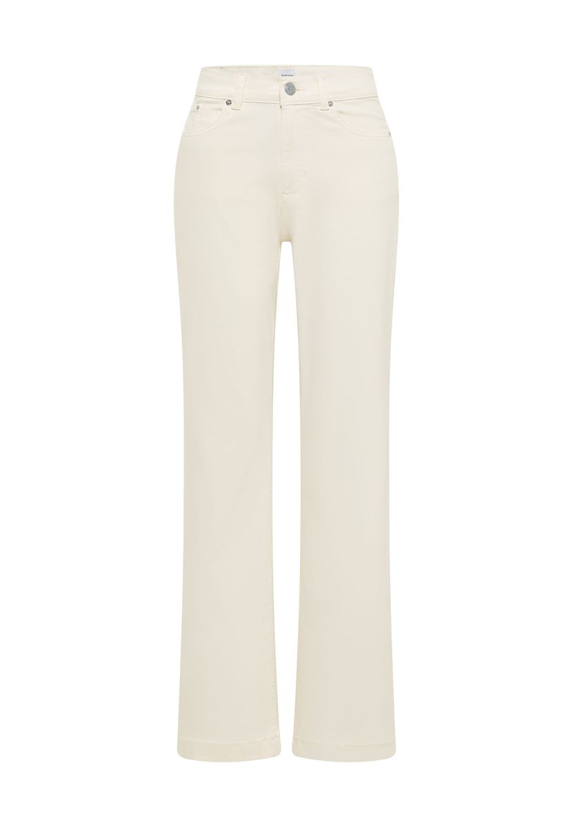 Hochtaillierte Hose mit weitem Bein