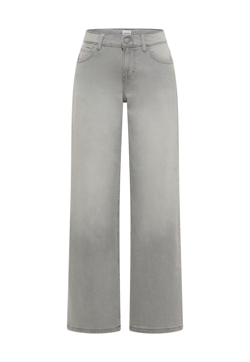 Entspannte Wide-Leg-Jeans im Used-Look