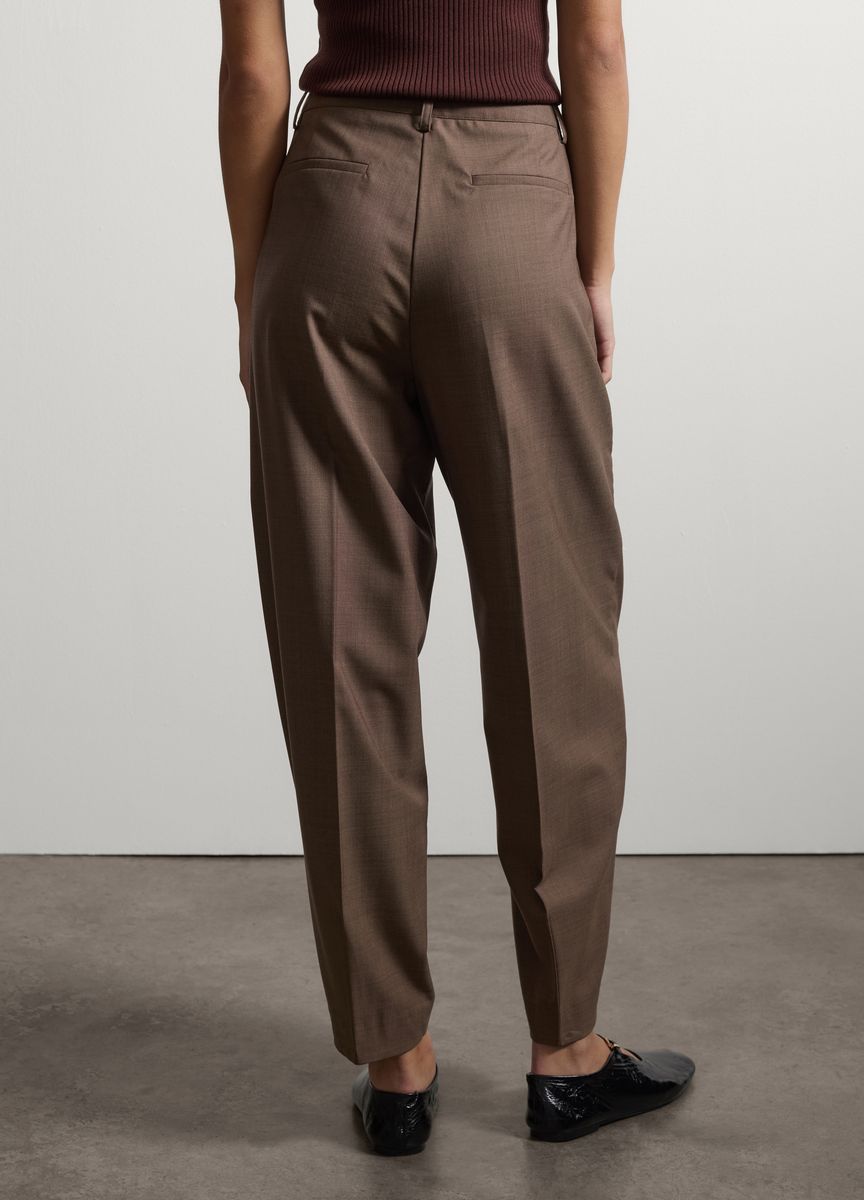 Konische Bundfaltenhose