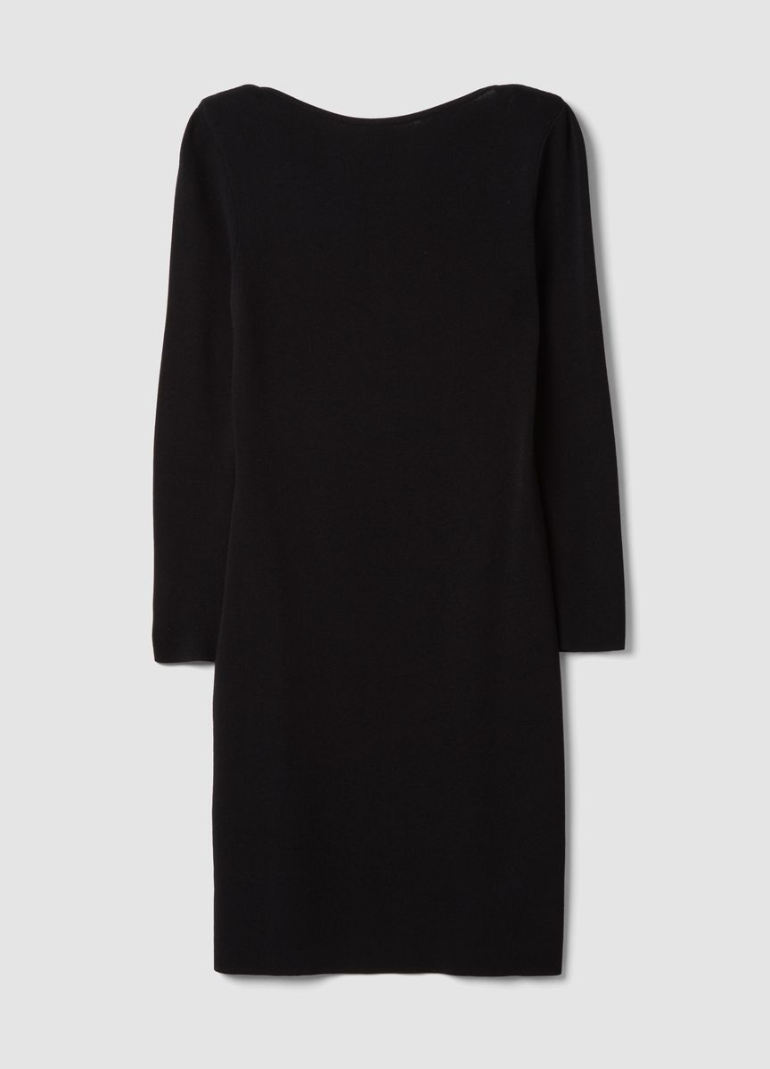 Langärmliges Minikleid mit Rückenausschnitt