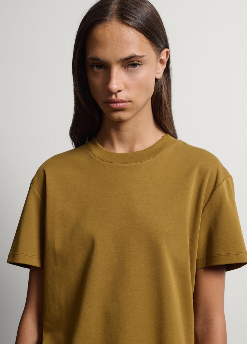 Klassisches Kurzarm-T-Shirt aus Jersey