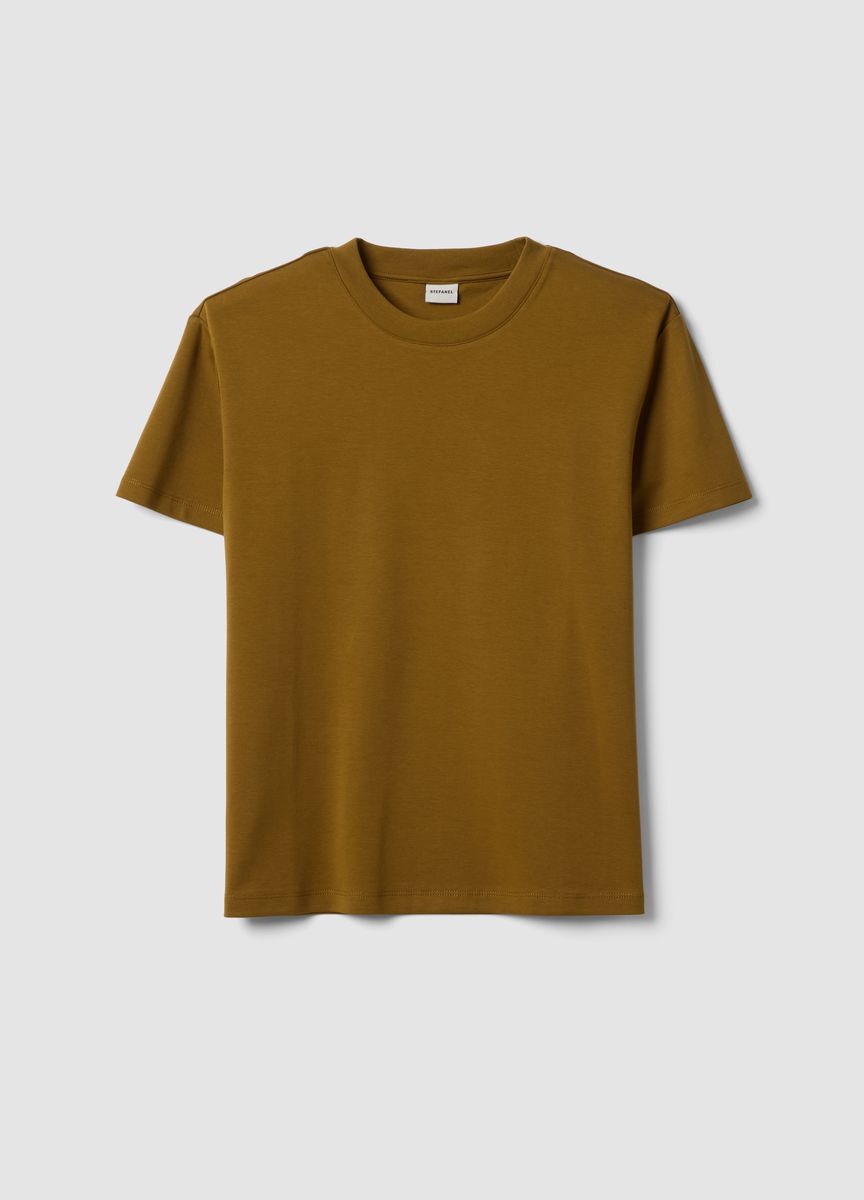 Klassisches Kurzarm-T-Shirt aus Jersey