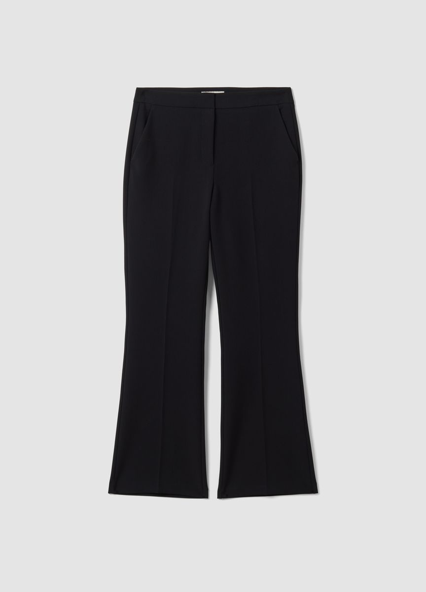 Gerade geschnittene Business-Stoffhose