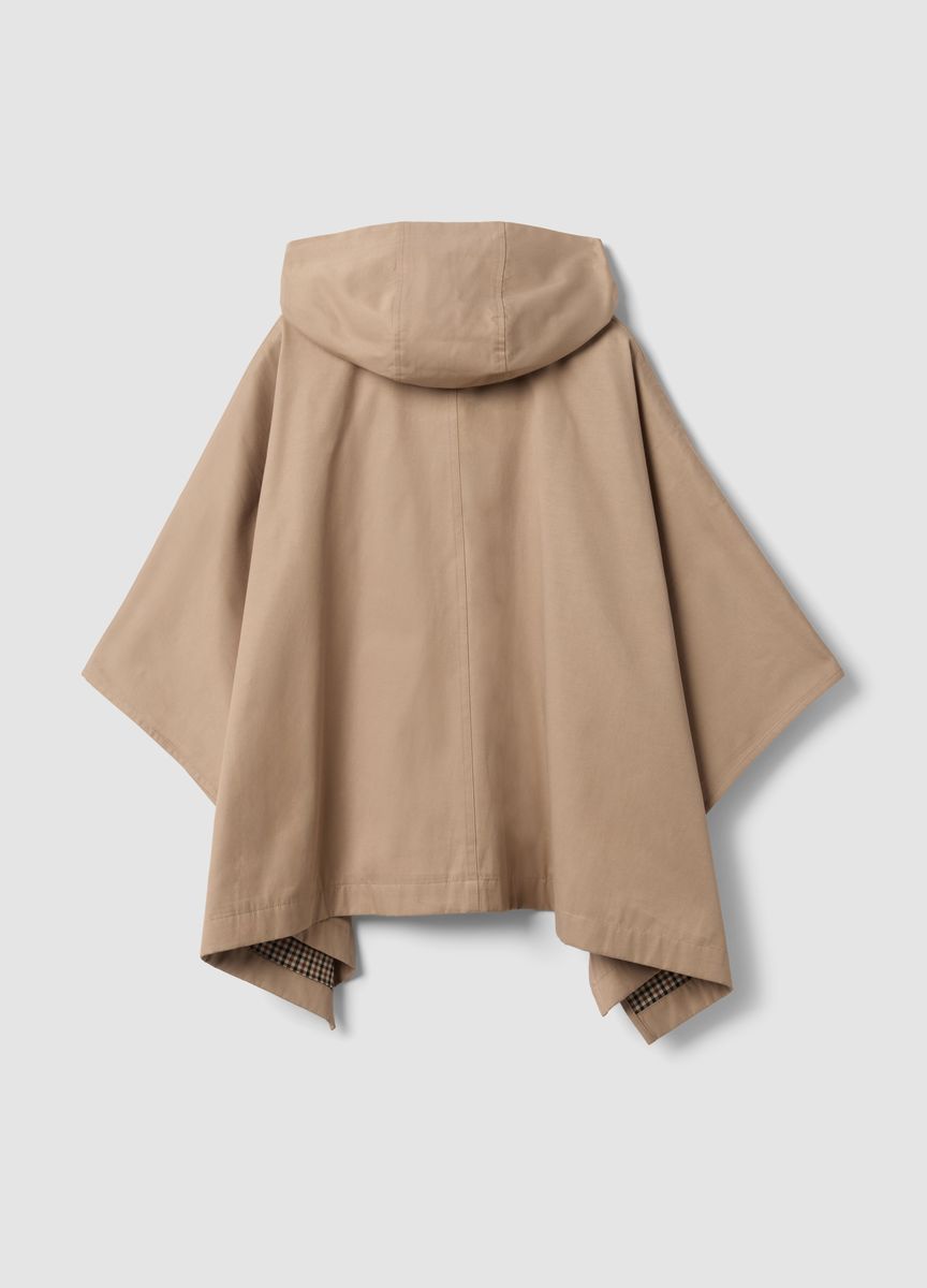 Kapuzen-Trench-Poncho-Cape