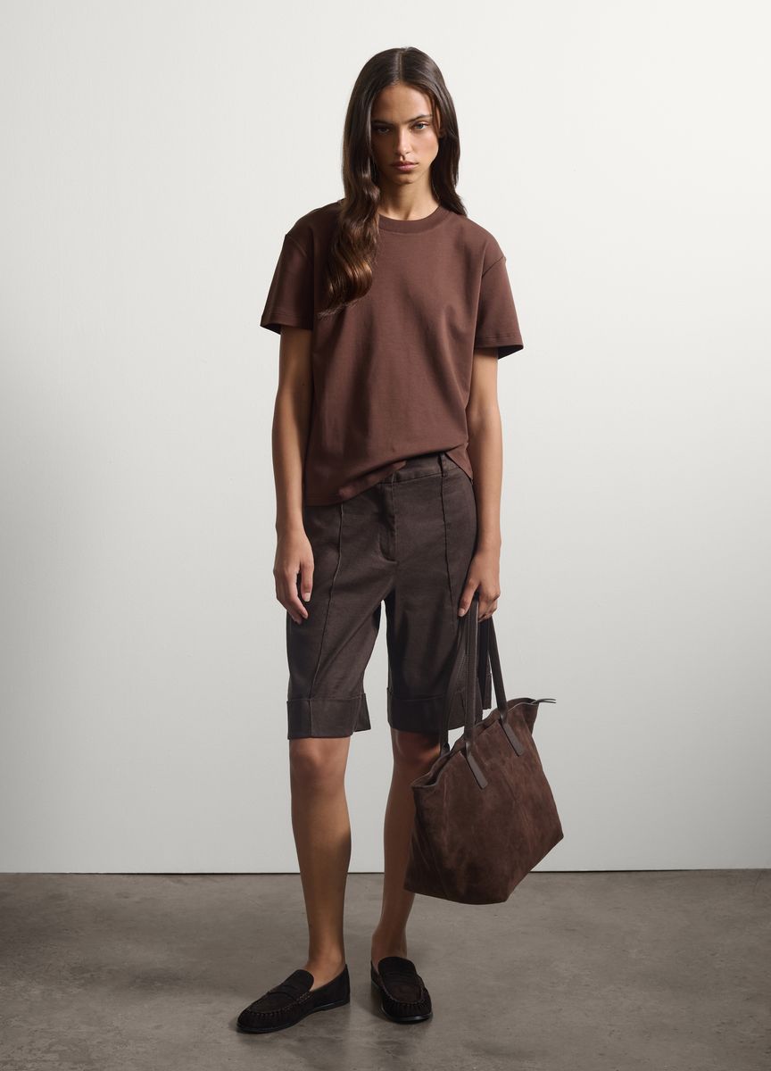Klassisches Relaxed Baumwoll-T-Shirt