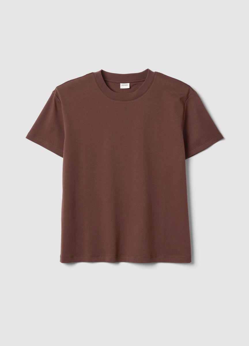 Klassisches Relaxed Baumwoll-T-Shirt