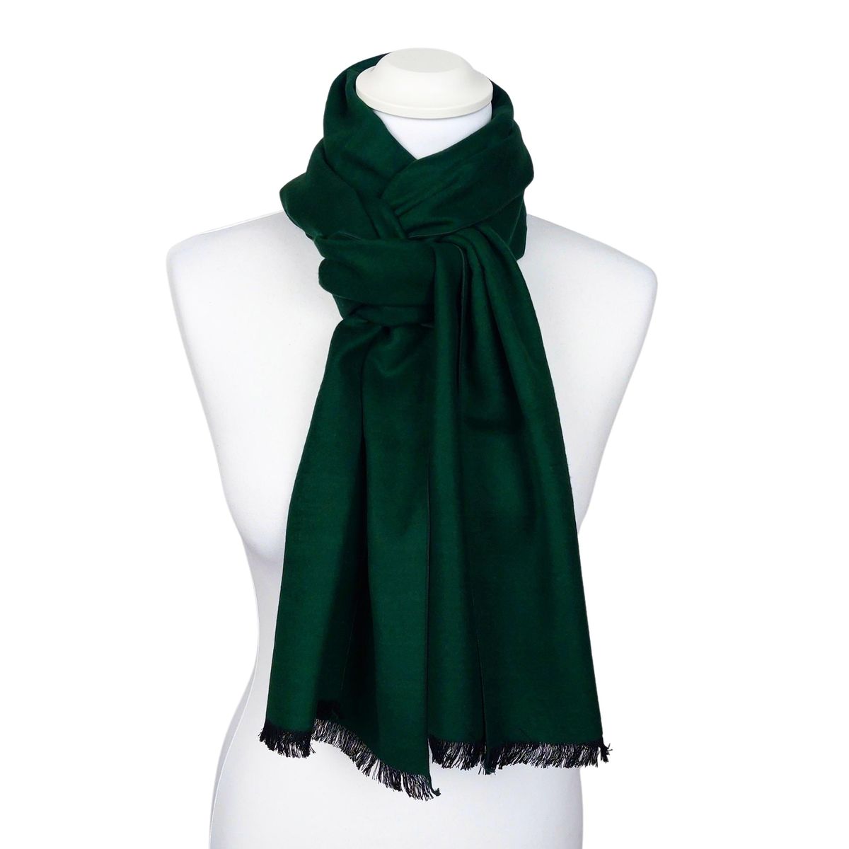 Eleganter Seidenflanell-Schal