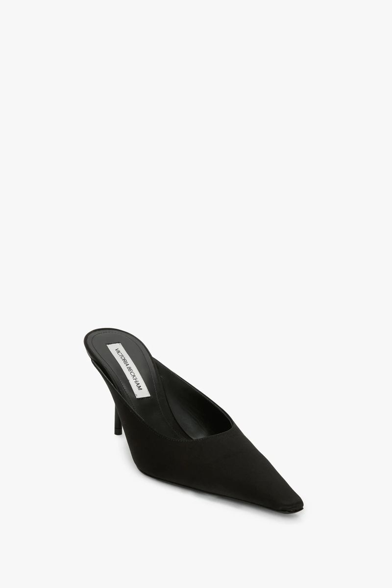 Sloan Stiletto-Mule aus Satin