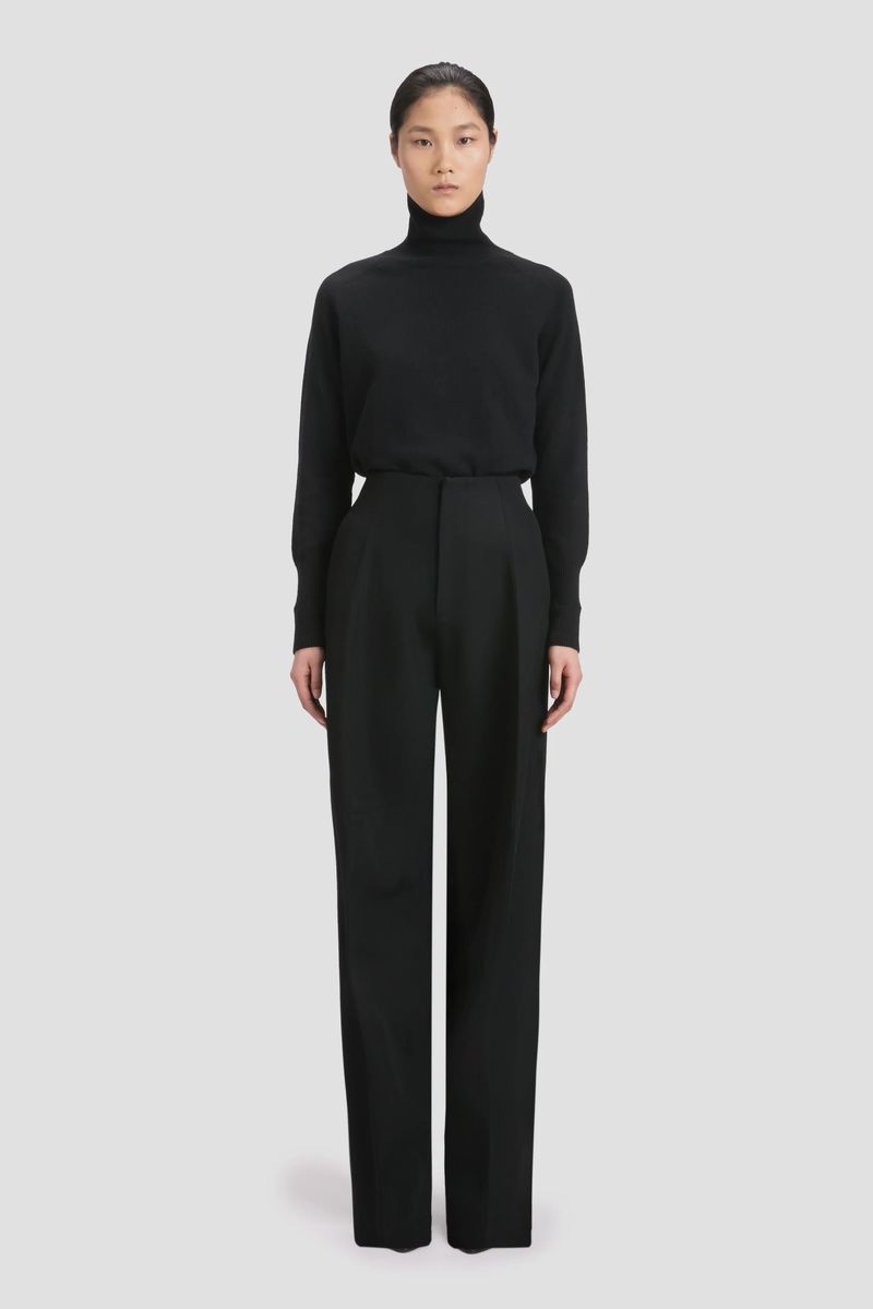 Taillierte Eugenie Weitbeinhose