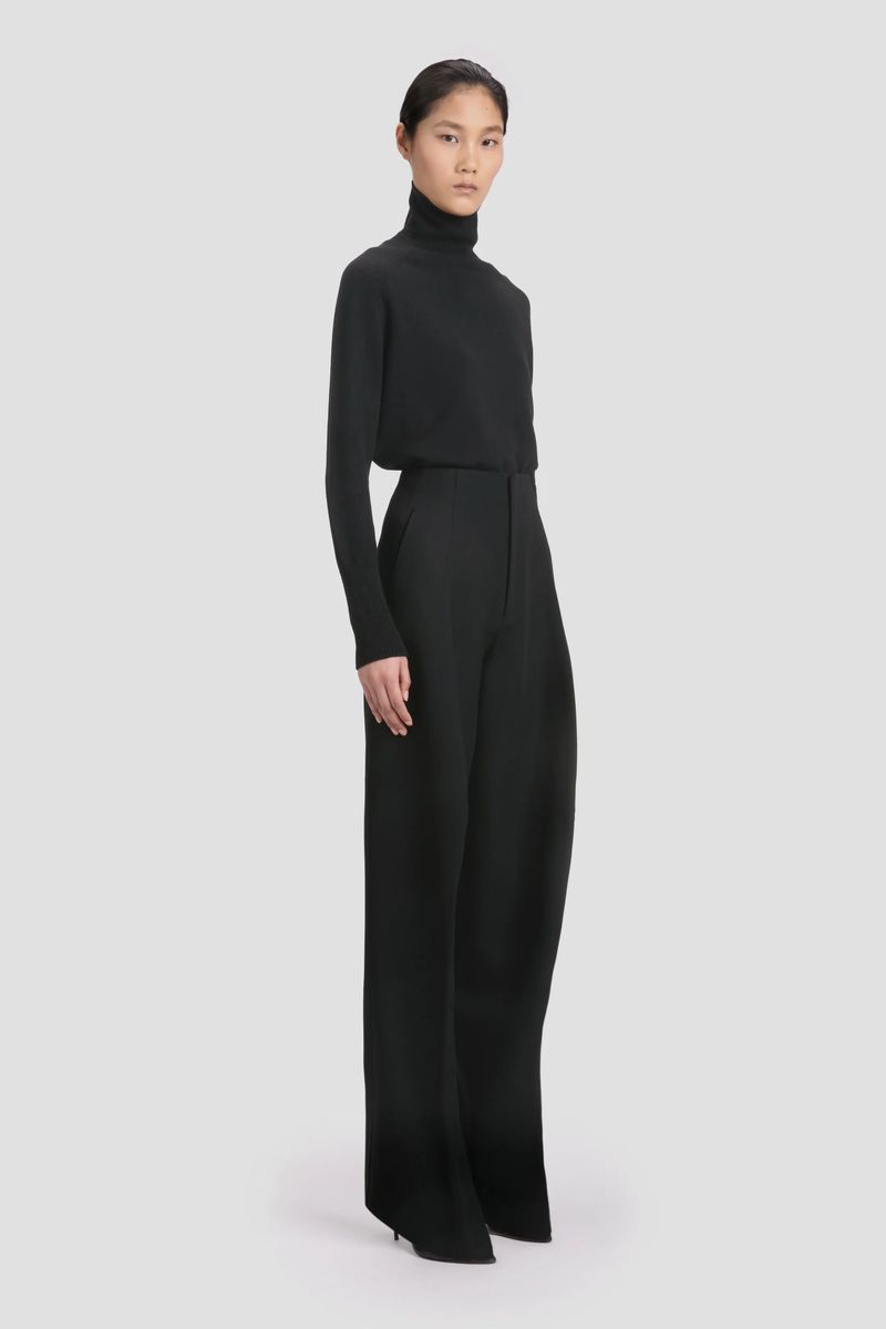 Taillierte Eugenie Weitbeinhose