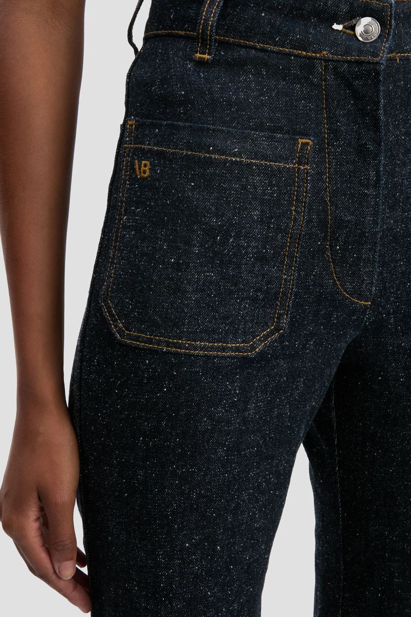 Alina Hochtaillierte Jeans mit weitem Bein