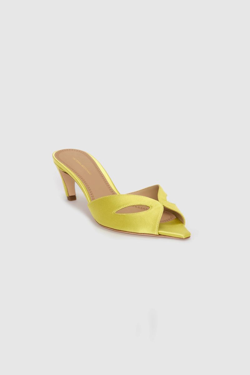 Harlow Mask Satin-Mules