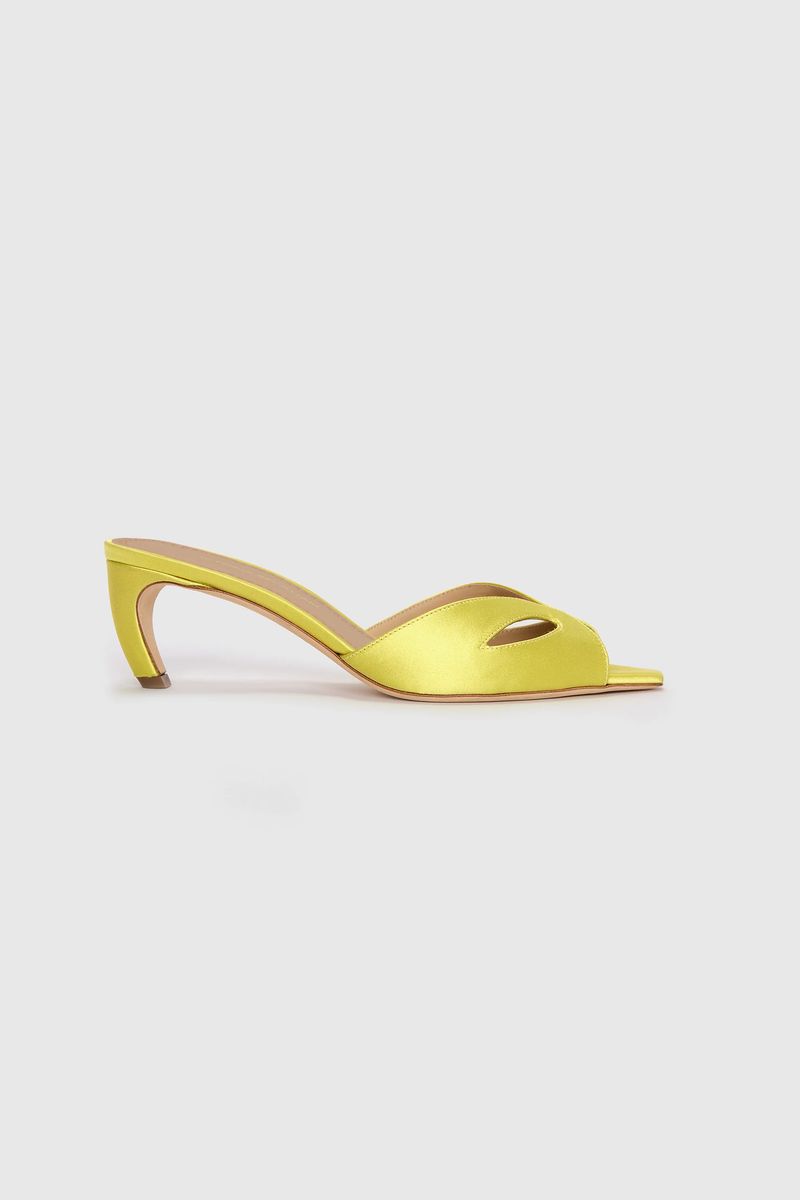 Harlow Mask Satin-Mules