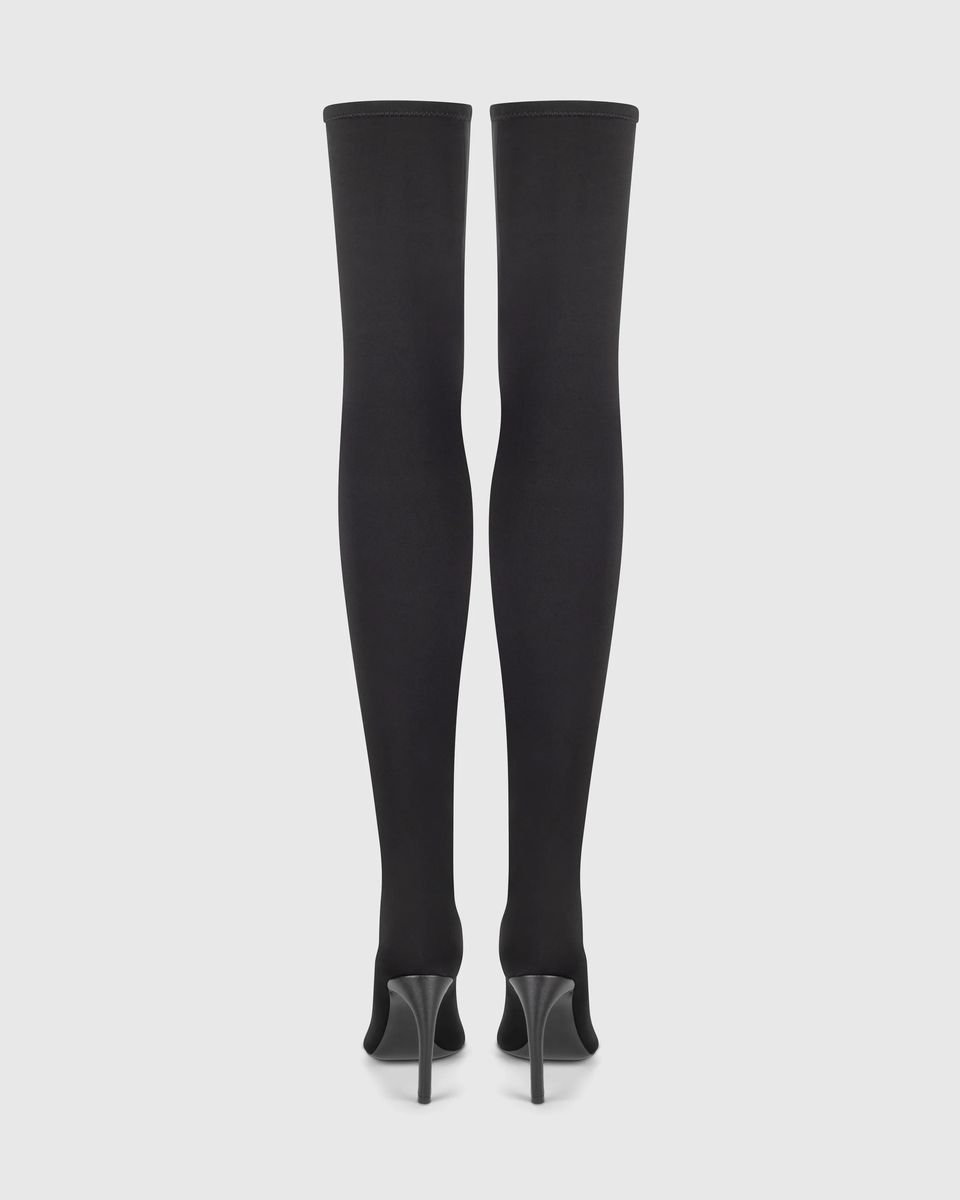 Harlow Thigh-High Stretch-Stiefel