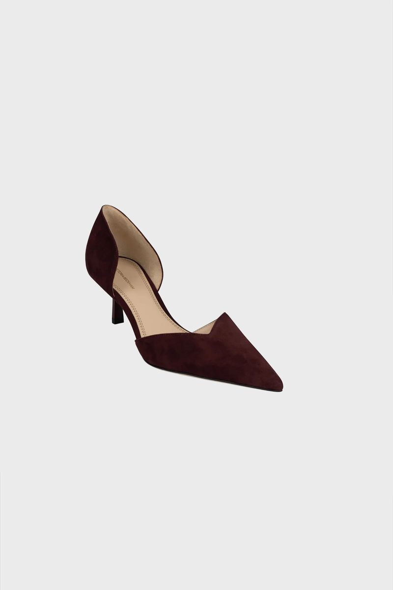Elegante D'Orsay-Pumps mit spitzer Kappe